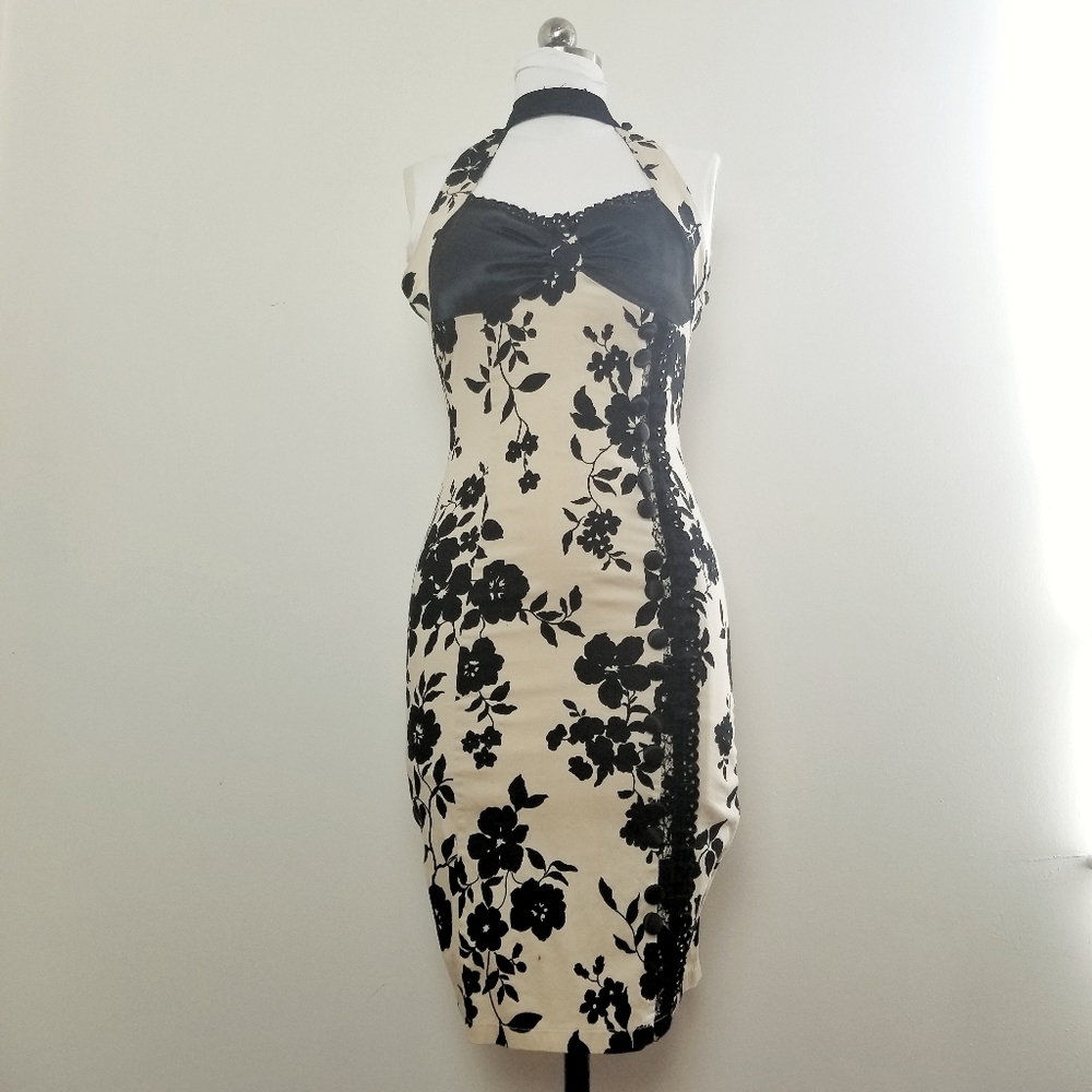Voodoo Vixen Kiki Floral Halter